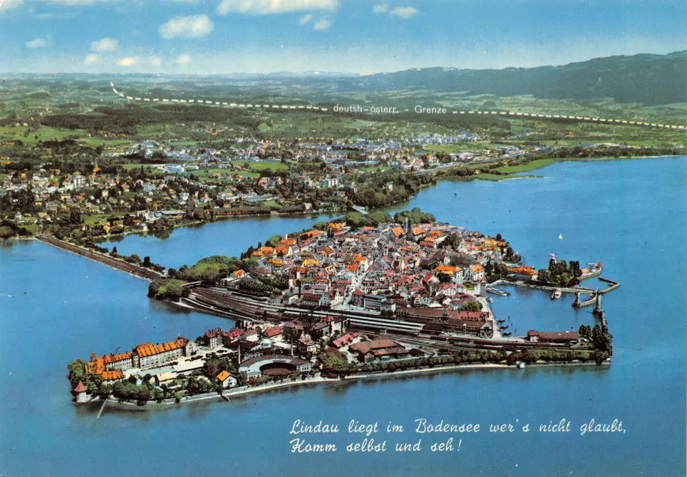 Lindau — île au lac de Constance — éditeur Bodan - आगे