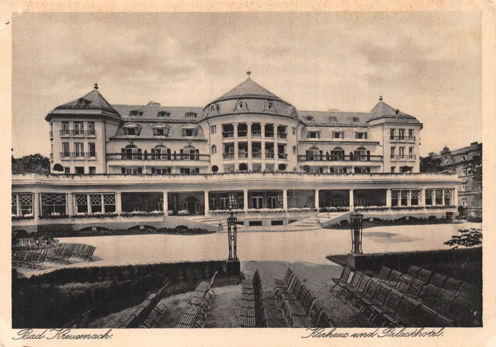 Bad Kreuznach — Kurhaus und Palasthotel — Ph. Does & Schöne, Kreuznach - Vorderseite