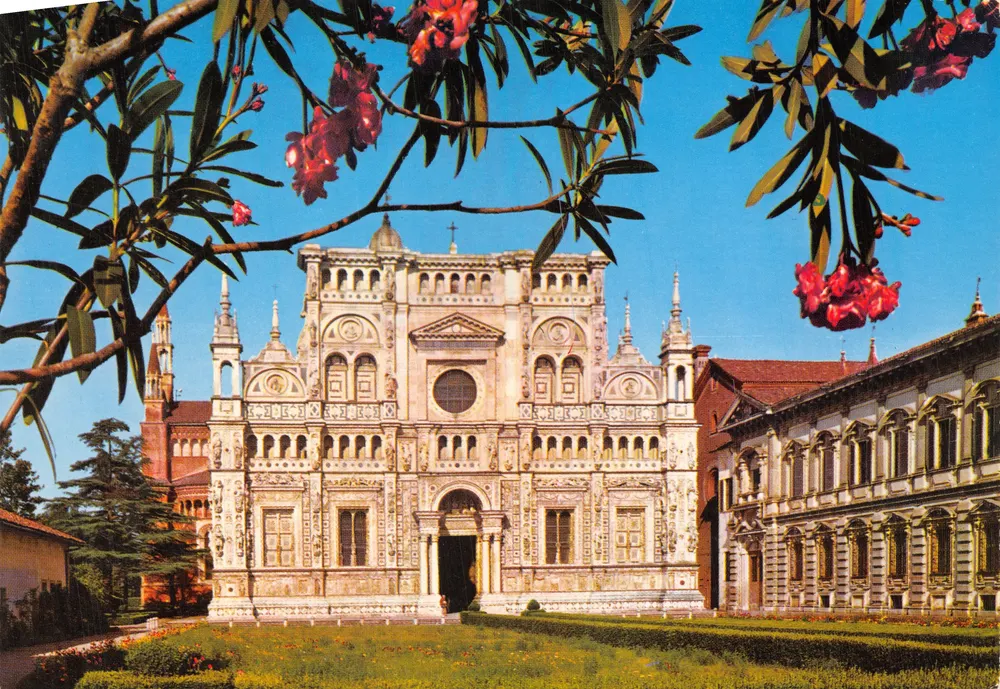 Certosa di Pavia — Renaissance-Fassade — Verlag MILIZIO MILANO, Nr. 016 - Vorderseite