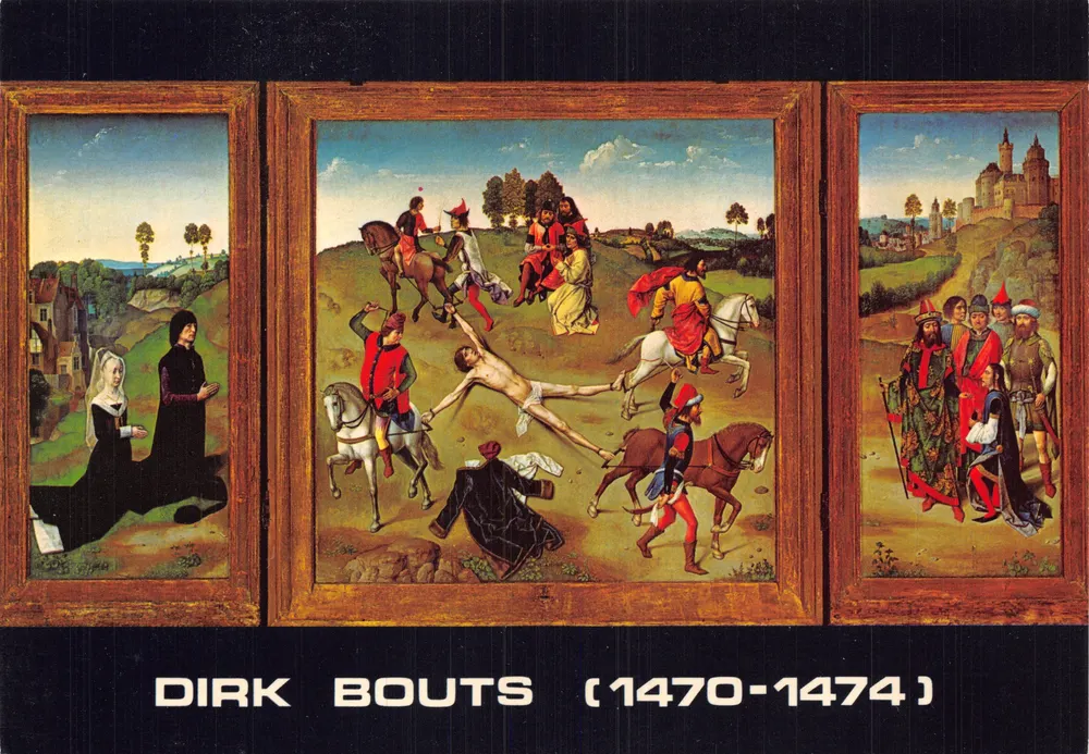 Triptychon des Heiligen Hippolyt — Werk von Dirk Bouts (1470-1474) — Verlag Uitg. Thill, N.V., Brüssel - Vorderseite
