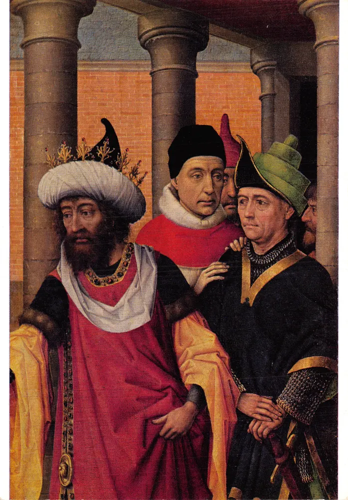 David, der das Wasser von Bethlehem empfängt — Gemälde von Van der Weyden (1399-1464) — Verlag Imp. Solédi - Vorderseite