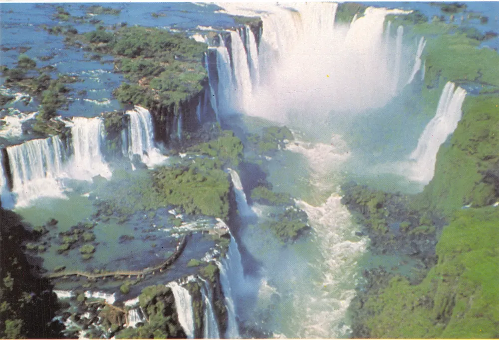Katarakten von Iguaçu — Luftaufnahme — Foto von Manoel Amaral - Vorderseite