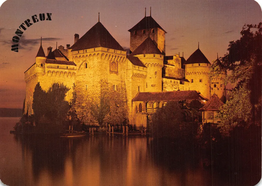 Schloss Chillon — am Abendrot — Coloris Editions - Vorderseite