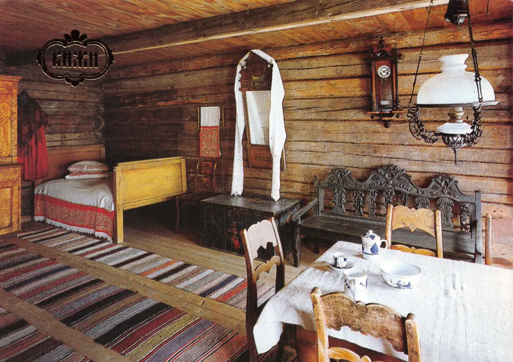 Kizhi — Hauptzimmer des Hauses von Oshevnev — Verleger «Панорама» - Vorderseite