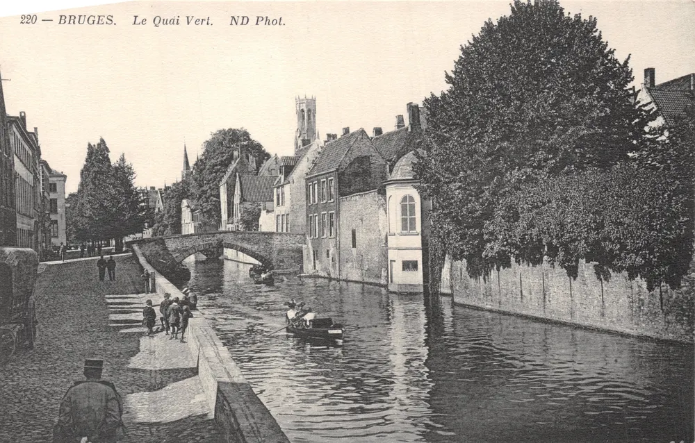 Bruges — Le Quai Vert — ND Phot - आगे