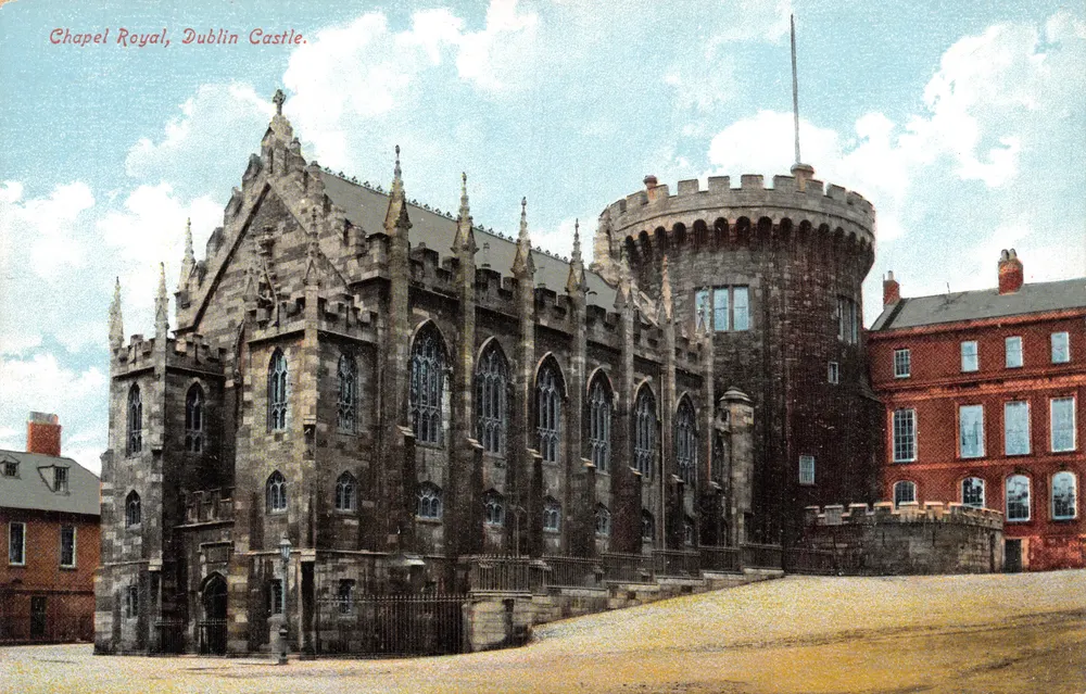 Chapel Royal, Dublin Castle — éditeur Lawrence, Dublin - आगे
