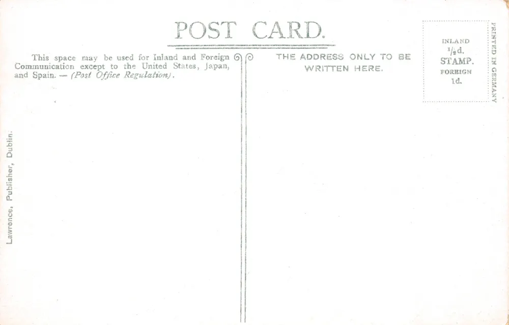 Chapel Royal, Dublin Castle — éditeur Lawrence, Dublin - पीछे