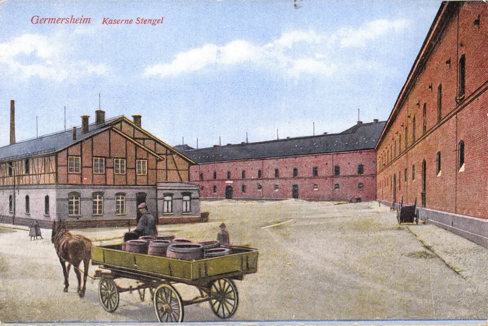 Germersheim — Cuartel Stengel — editor no visible - Anverso
