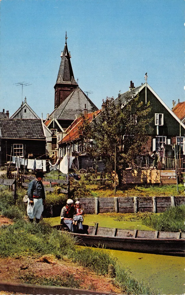 Dorf am Kanal — Verlag Käpeler, Nr. 5/968/5 - Vorderseite