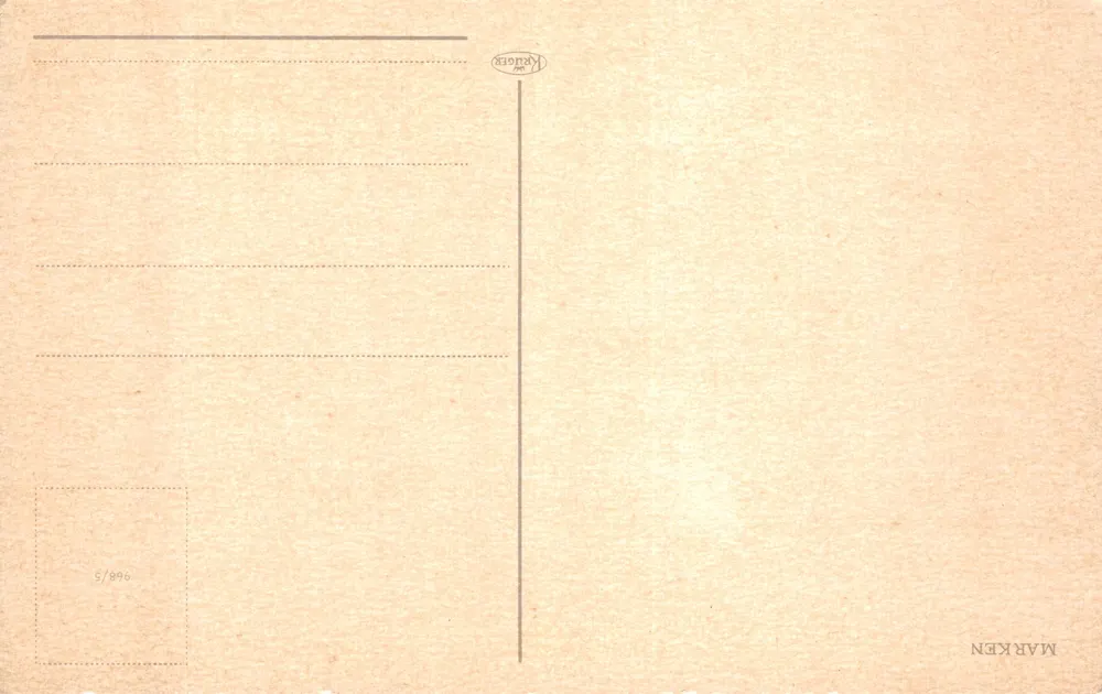 Dorf am Kanal — Verlag Käpeler, Nr. 5/968/5 - Rückseite