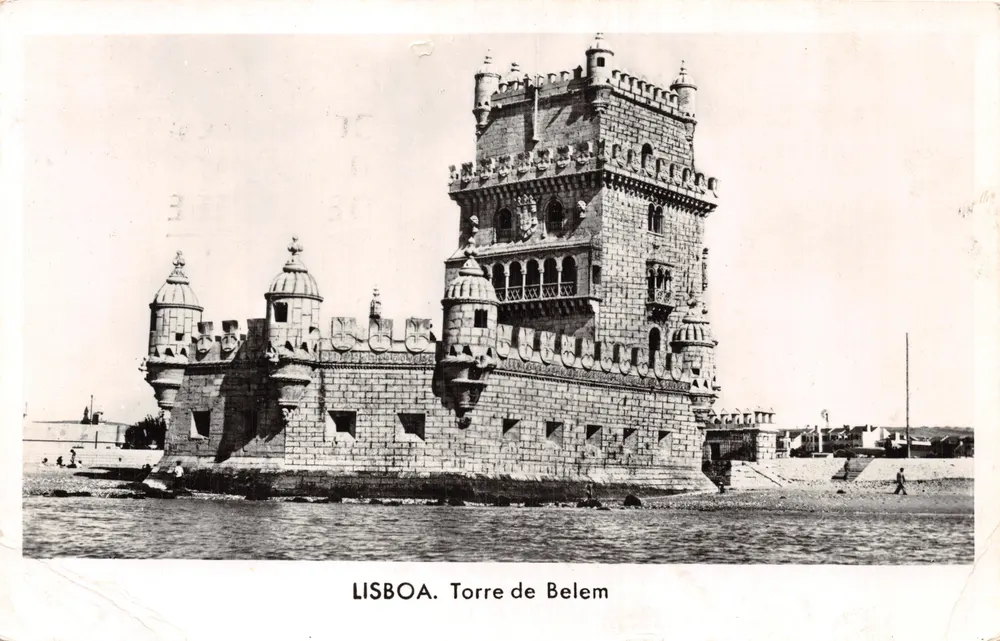 Lissabon. Turm von Belém — Verlag Édition TORRES, gedruckt in Frankreich - Vorderseite