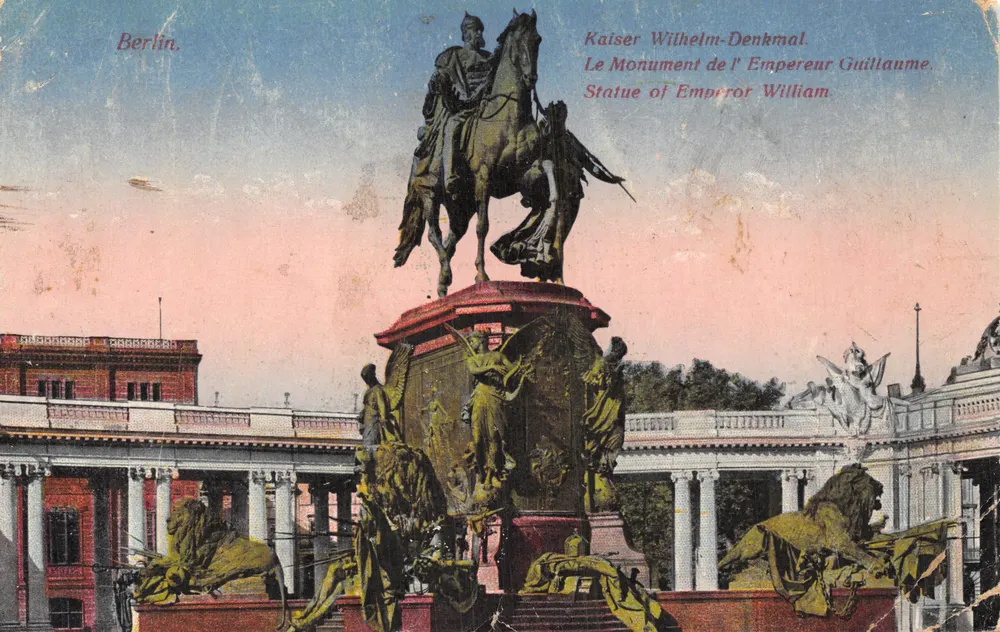 Berlin — Monument à l'empereur Guillaume Ier — éditeur non visible - Recto
