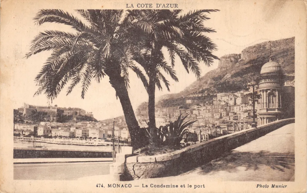 Monaco — La Condamine und der Hafen — Photo Munier, n° 474 - Vorderseite