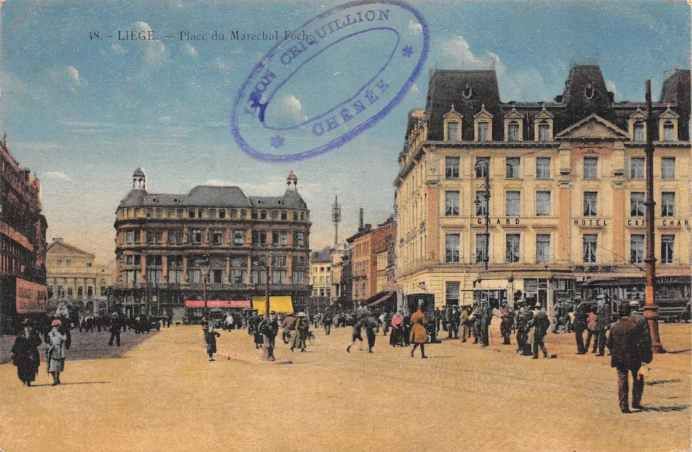 Liège — Place du Maréchal-Foch — Verlag nicht sichtbar, Nr. 48 - Vorderseite