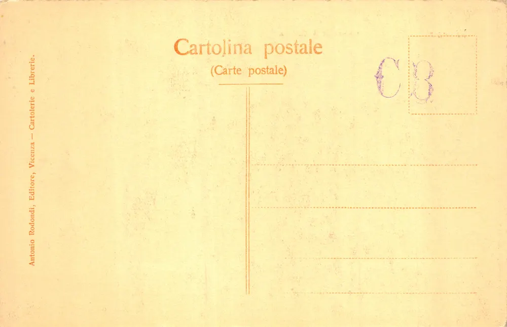 Vicenza — Église de S. Corona — éditeur Antonio Rodondi - Verso