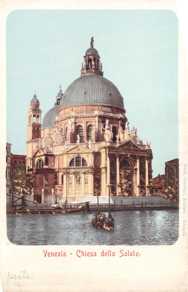 Venedig - Kirche der Gesundheit — Verlag Perl Gobbato, Venedig - Vorderseite