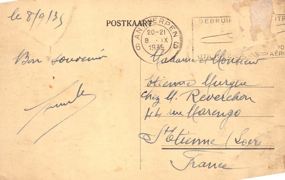 Anvers — Vue générale — éditeur VV n°32 - 뒷면