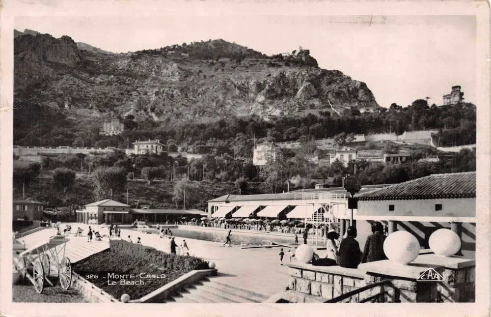 Monte-Carlo — Le Beach — éditeur E.A.A. n° 326 - 앞면