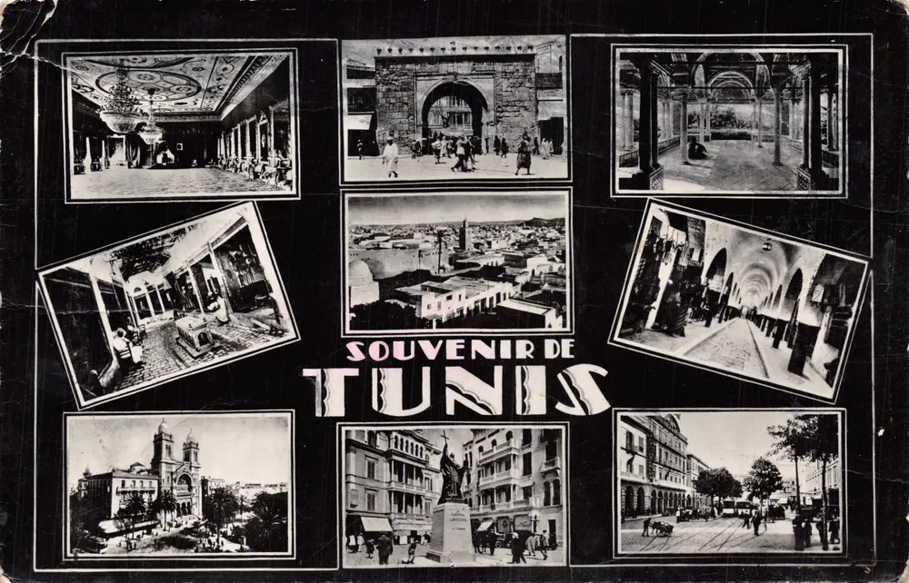 Tunis — Erinnerung an Tunis — Cie des Arts Photomécaniques, Paris - Vorderseite