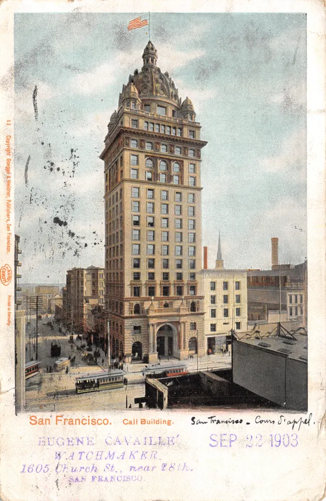San Francisco — Call Building — Verleger: George & Moore Publishers, San Francisco, Nr. 11 - Vorderseite