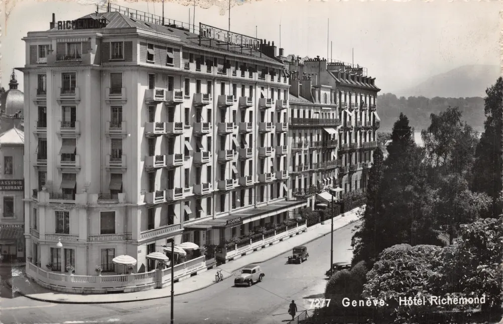 Genève — Hôtel Richemond — Éditions Jaeger - 앞면