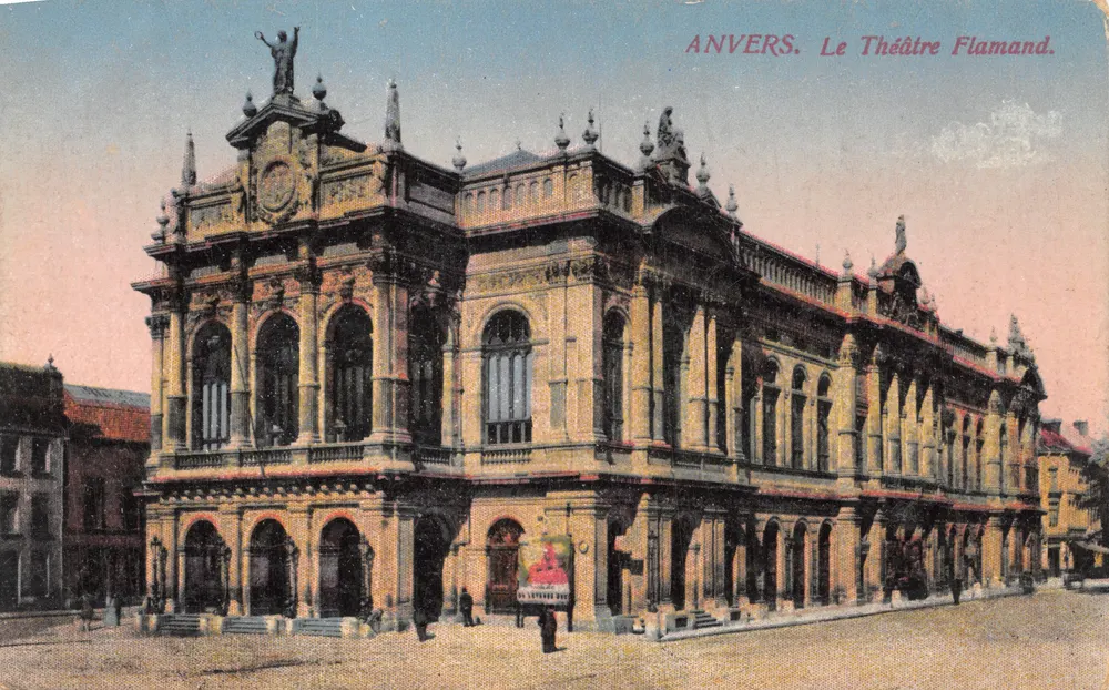 Antwerpen. Das Flämische Theater — Verlag Sch. B. Br. Ed. n° 2030 - Vorderseite
