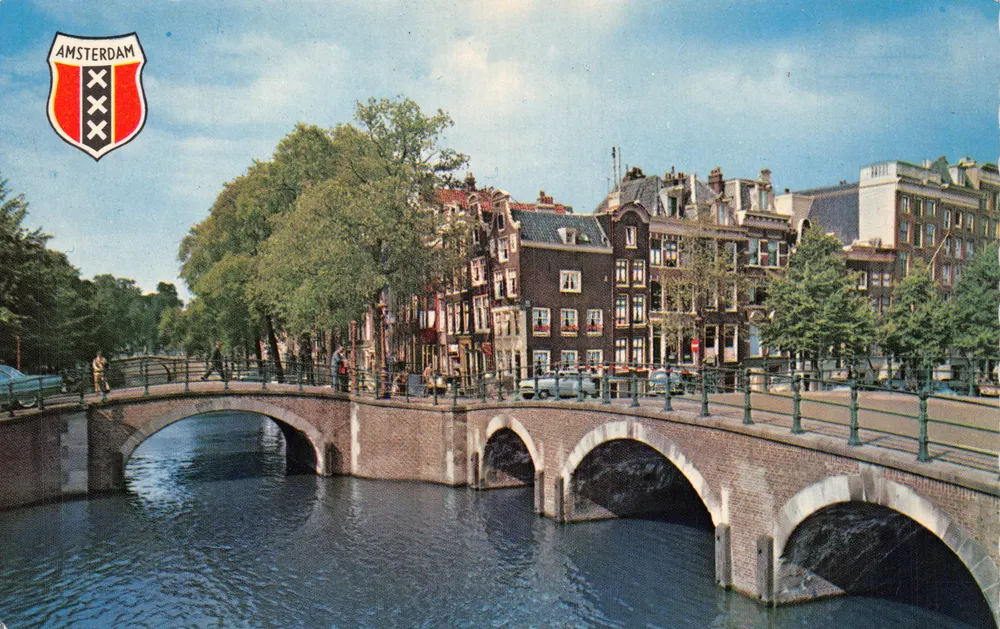 Amsterdam — Brücke über den Reguliersgracht — Verlag Vitacolor, Nr. 117 - Vorderseite