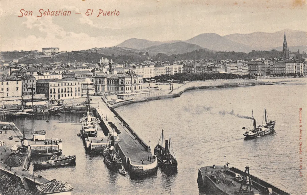 San Sebastián — El Puerto — Rummeler & Jonas, Dresde, n° 1653418 - Recto