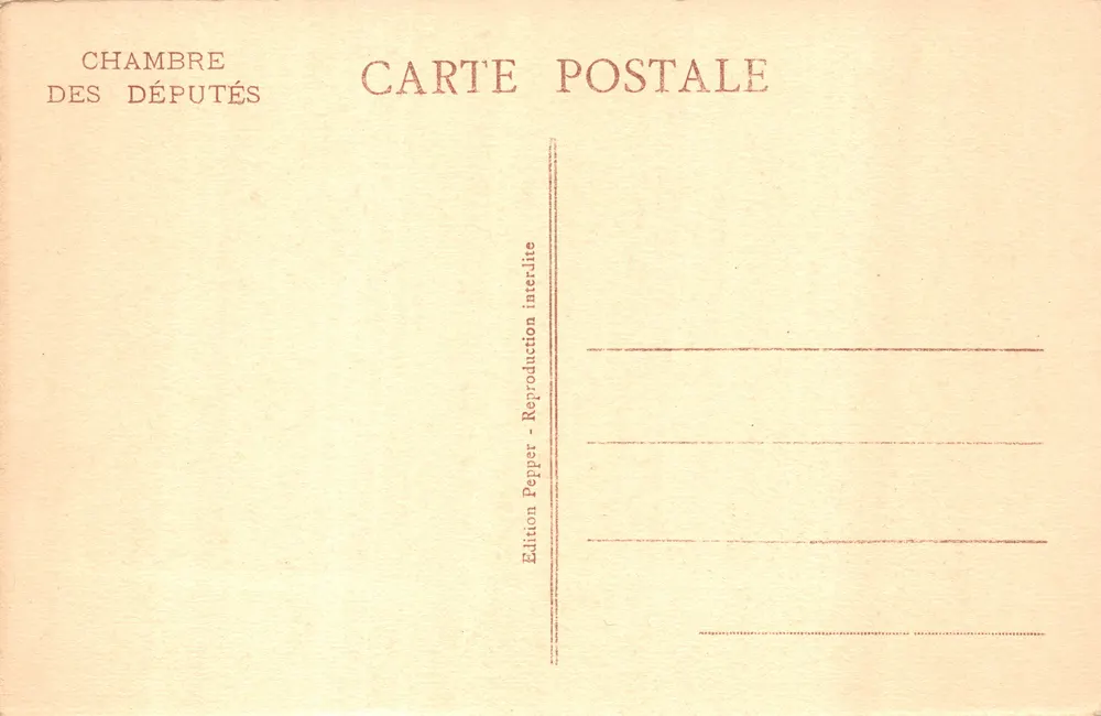 Chambre des Députés — Commission des Finances — Édition Pepper - Verso