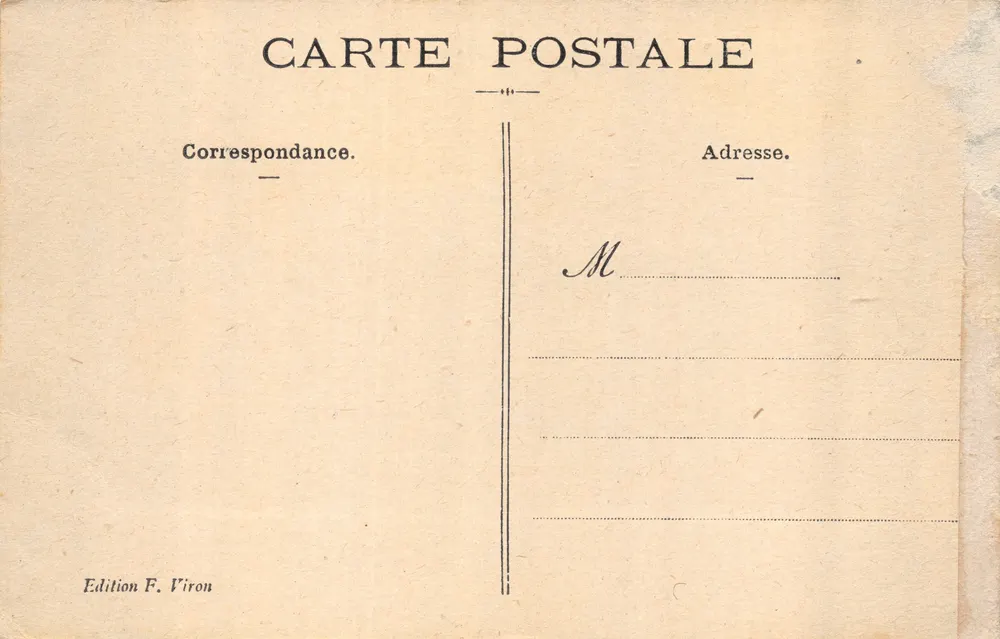Lourdes — Aufnahmen von oben. — Verlag F. Viron, Nr. 301 - Rückseite