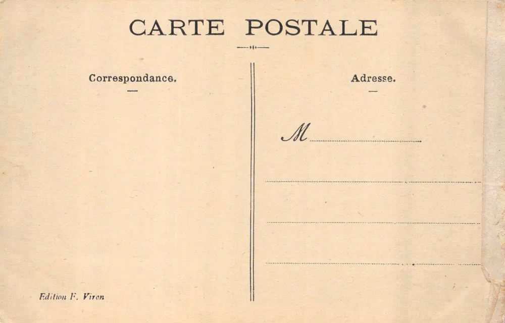 Lourdes — Allgemeiner Blick. — Verlag F. Viren, Nr. 304 - Rückseite