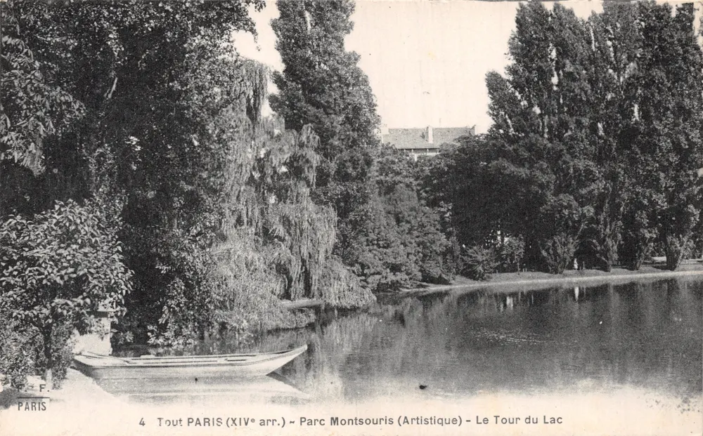 Parc Montsouris (Künstlerisch) — Rund um den See — Verlag PARIS - Vorderseite