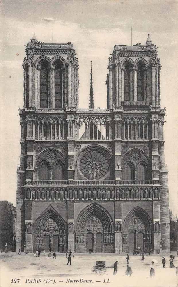 Paris (IVe) — Notre-Dame — LL. — N° 127 - 앞면