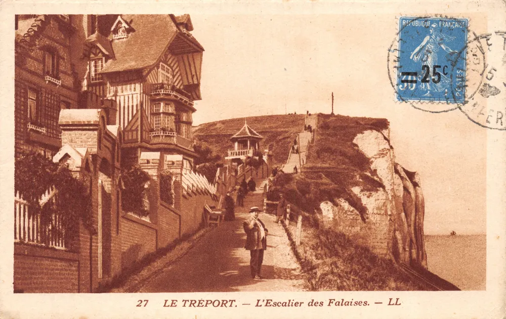 Le Tréport — L'Escalier des Falaises — LL - 앞면
