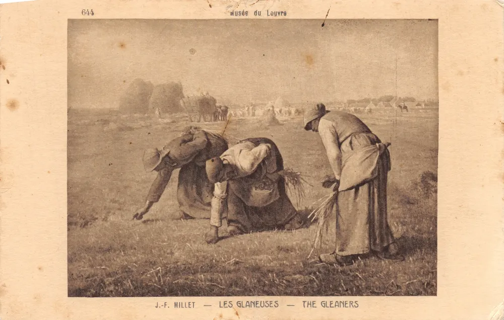 Die Erntehelferinnen — J.-F. Millet — Musée du Louvre — n° 644 - Vorderseite