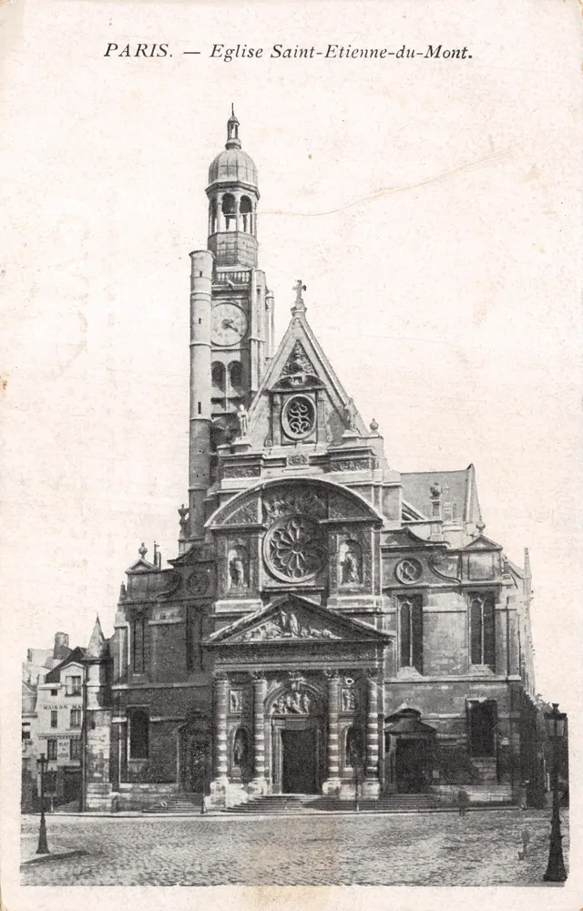 Paris — Église Saint-Etienne-du-Mont — éditeur MUESSN MA - Recto