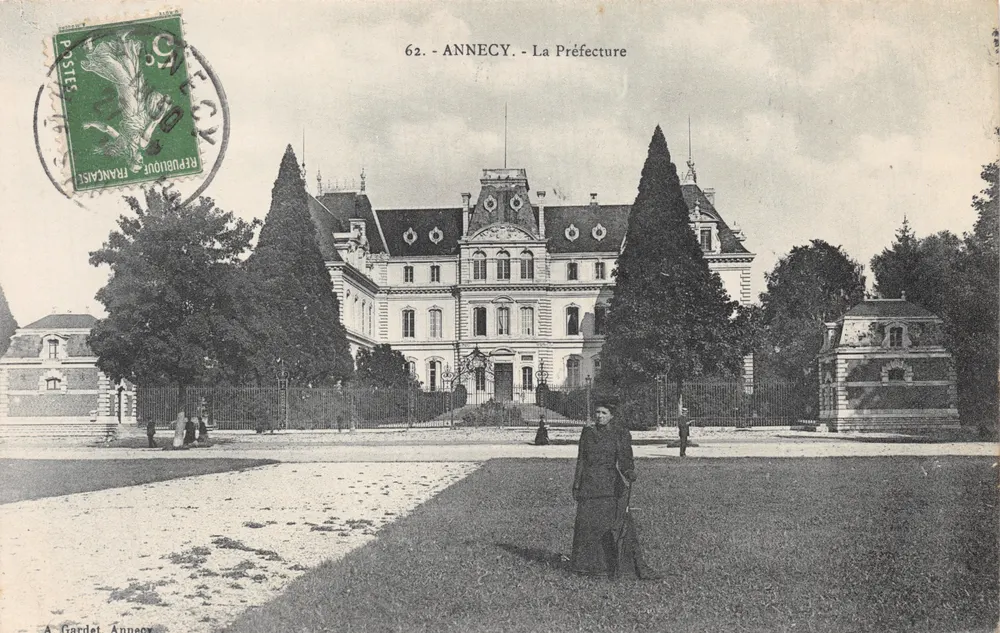 Annecy — Die Präfektur — Verleger A. Gardet Annecy, Nr. 62 - Vorderseite