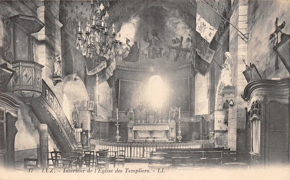 Luz — Intérieur de l'Église des Templiers — LL - 表面