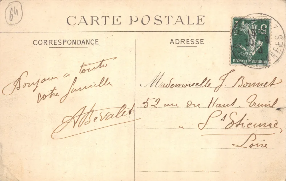 Biarritz — La Villa Belza — éditeur CAB - Verso