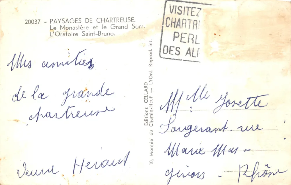 In Chartreuse — Das Kloster und das Oratorium Saint-Bruno — Éditions du Chemin-Neuf — Lyon - Rückseite