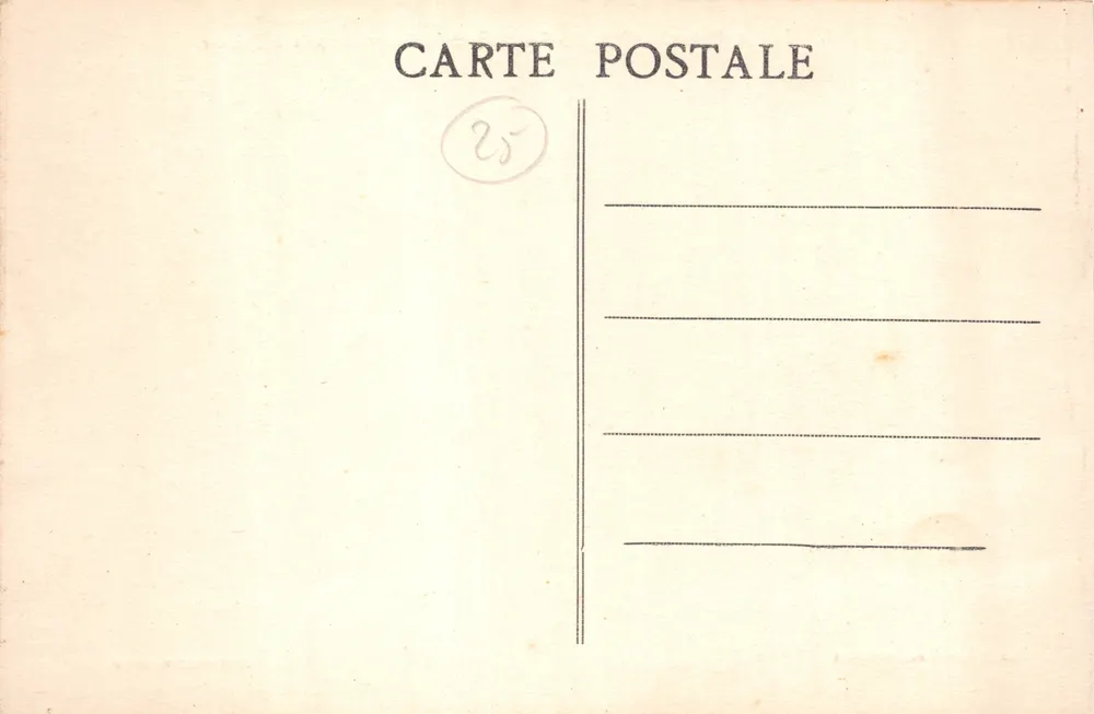 Besançon — Panorama pris à Brégille — éditeur P. JOST, COMBIER-MADON - Verso