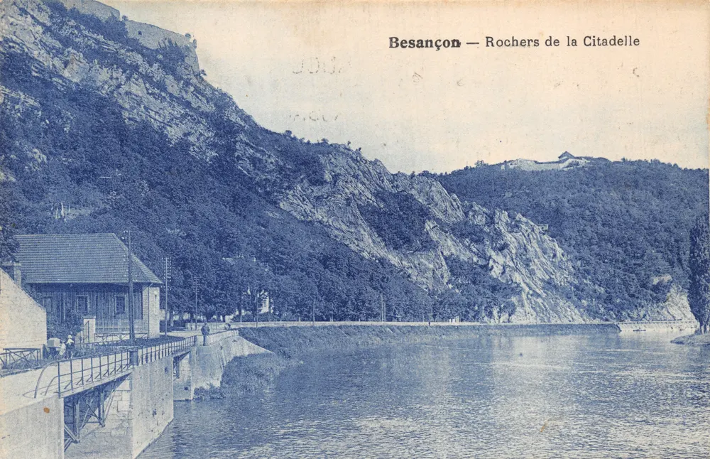 Besançon — Felsen der Zitadelle — Verlag: Station Saline - Vorderseite