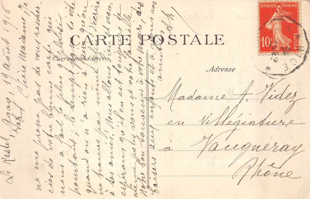 Saint-Raphaël — Boulevard Félix-Martin — éditeur C.D. (n°116) - Verso