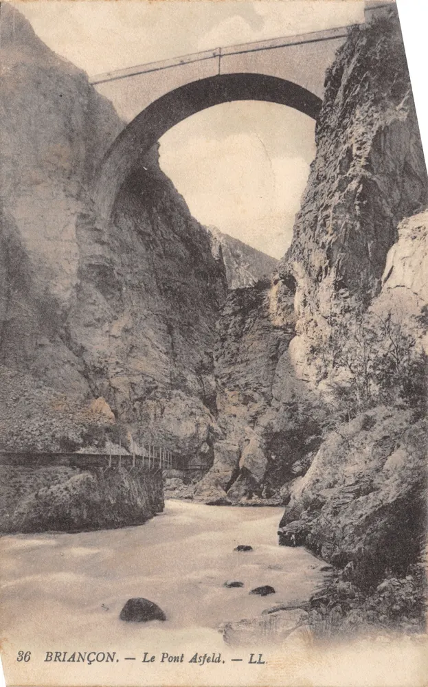 BRIANÇON — Le Pont Asfeld — LL. — n° 36 - 正面