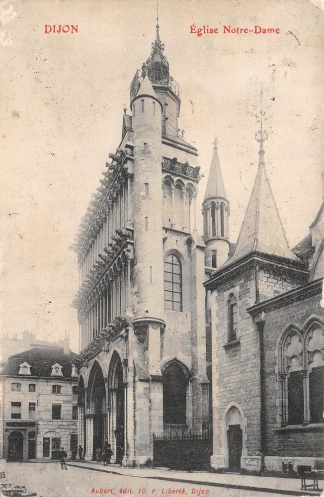 Dijon — Kirche Notre-Dame — Aubert, Verlag 10, r. Liberté, Dijon - Vorderseite