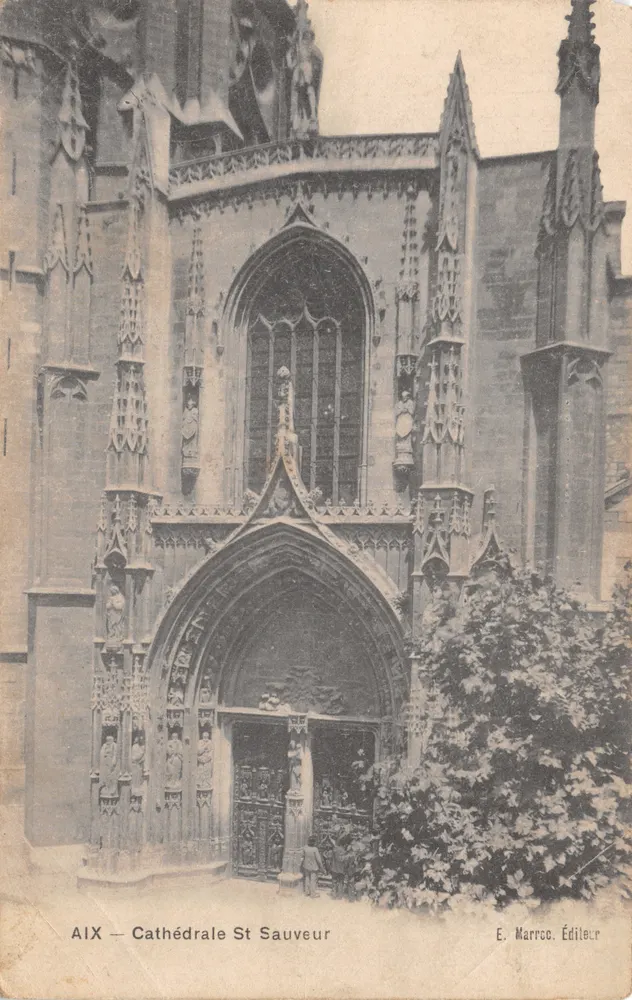 Aix — Cathédrale St Sauveur — E. Marroco Éditeur - Recto