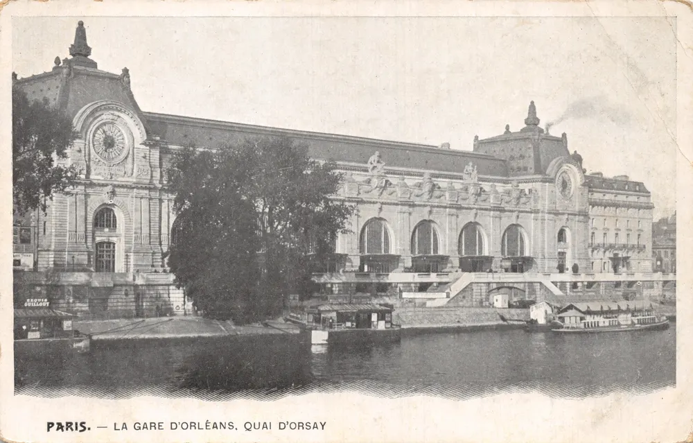 Paris — Die Gare d'Orléans, Quai d'Orsay — Verleger Édouard Goullot - Vorderseite