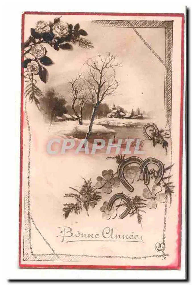 Winterlandschaft — Frohe Weihnachten — JC, Nr. 641/2 - Vorderseite