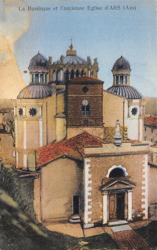 Die Basilika und die alte Kirche von ARS (Ain) — Verlag Garnier-Vernu - Vorderseite