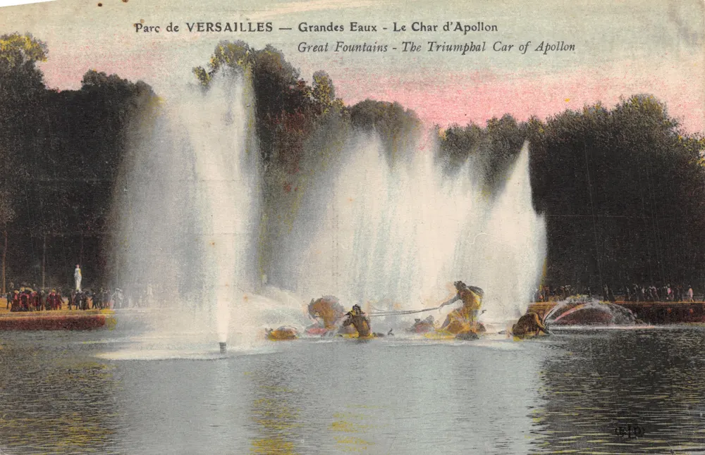 Park von VERSAILLES — Grandes Eaux - Das Wagen des Apollon — Verleger nicht sichtbar - Vorderseite